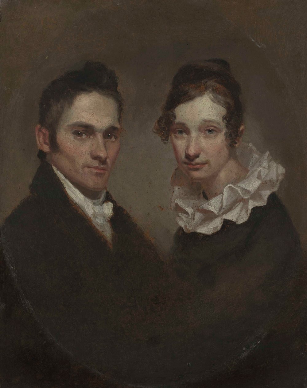 Pastor (1789-1869) og fru Hiram Bingham (Sybil Mosely, død 1848) af Samuel Finley Breese Morse