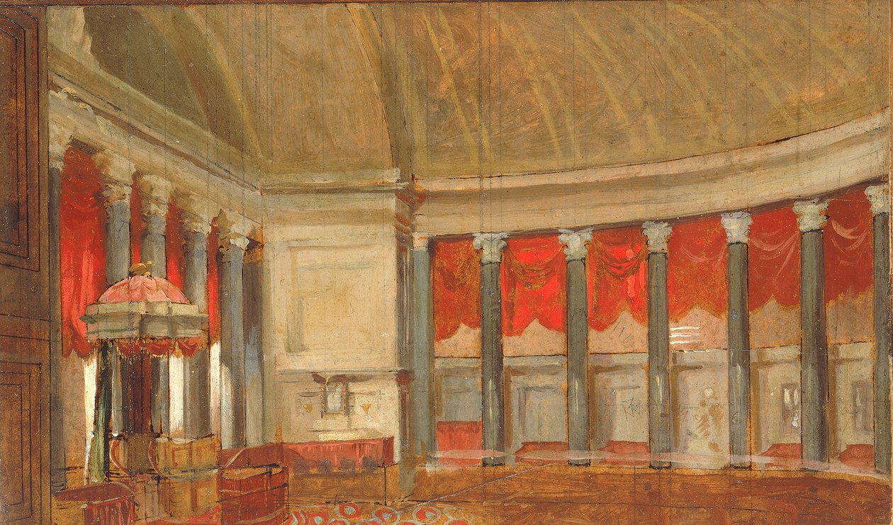 Undersøgelse for Repræsentanternes Hus, ca. 1821. af Samuel Finley Breese Morse