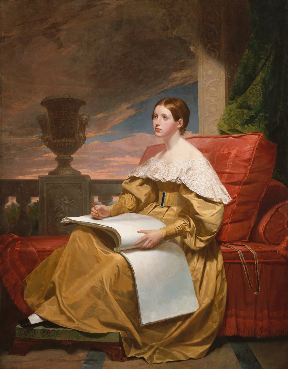 Susan Walker Morse Musen, ca. 1836-37. af Samuel Finley Breese Morse
