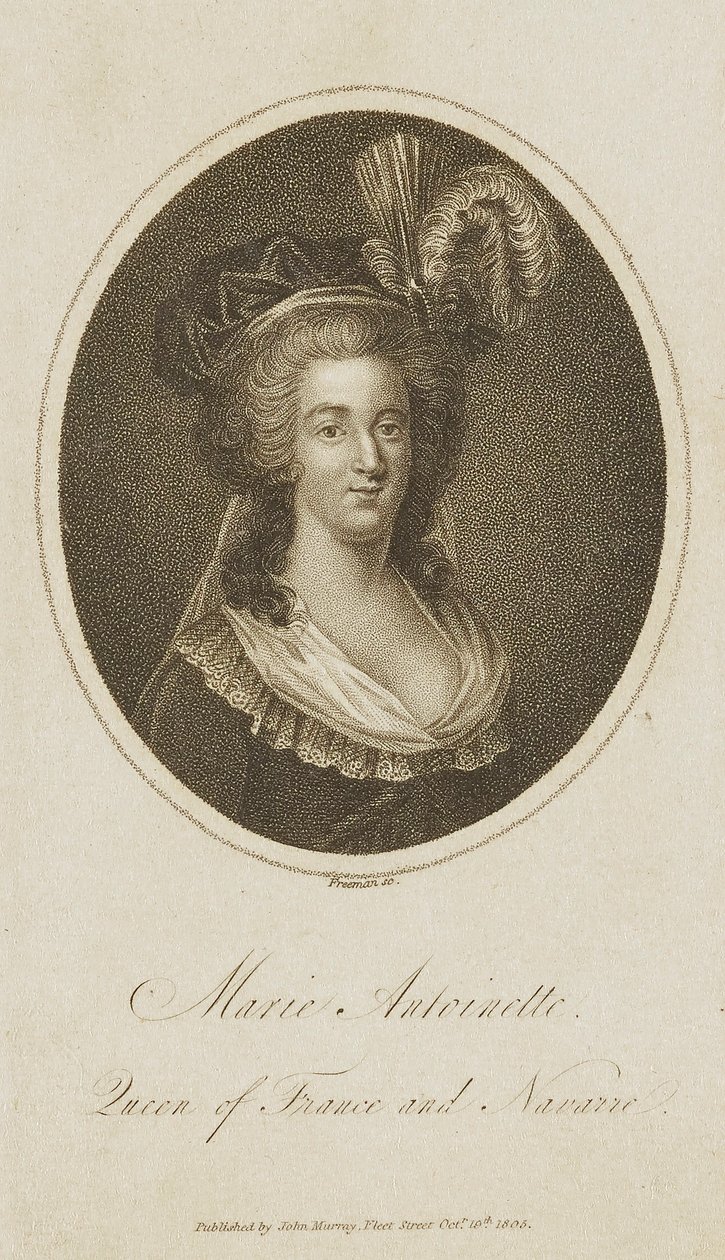 Marie Antoinette, dronning af Frankrig og Navarra af Samuel Freeman