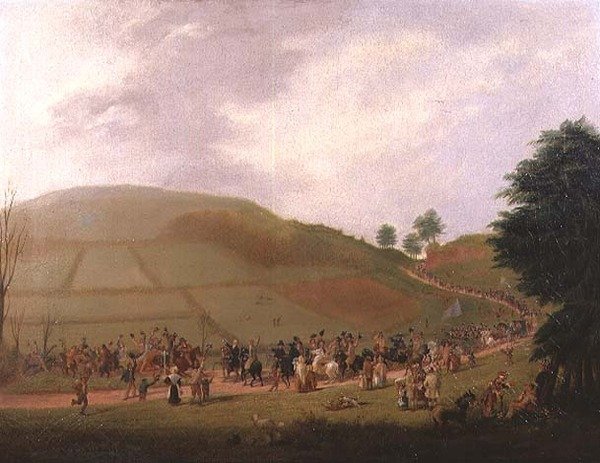 The Election Procession of Sir William Miles (1797-1878) (olie på lærred) af Samuel Griffiths Tovey