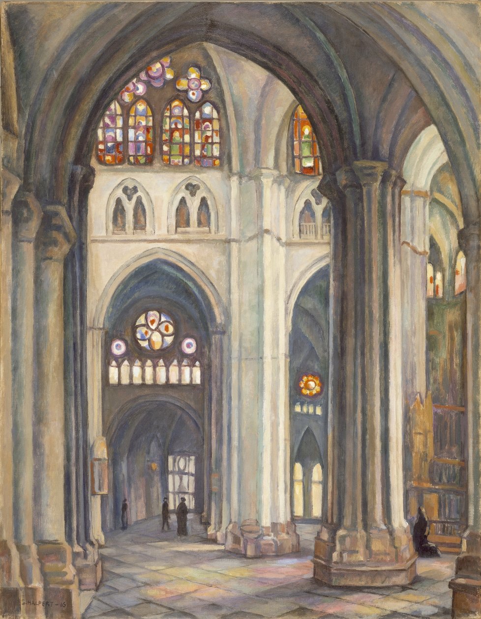 Toledo-katedralen, 1916 af Samuel Halpert