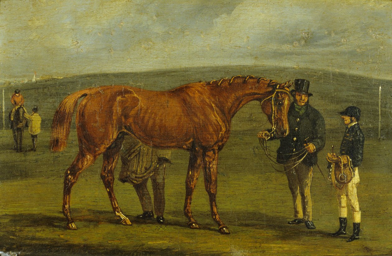 Forberedelse til et løb (olie på lærred) af Samuel Henry Alken