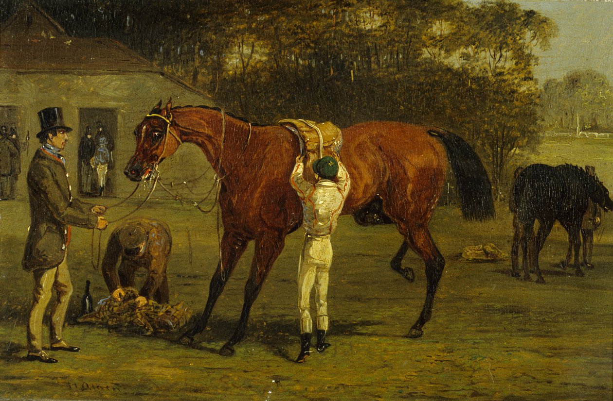 Sadling (olie på lærred) af Samuel Henry Alken