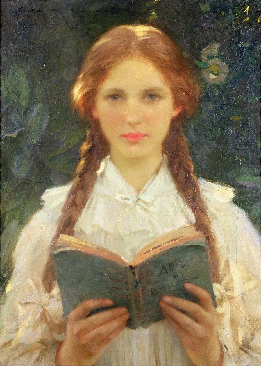 Pige med pigtails af Samuel Henry William Llewelyn