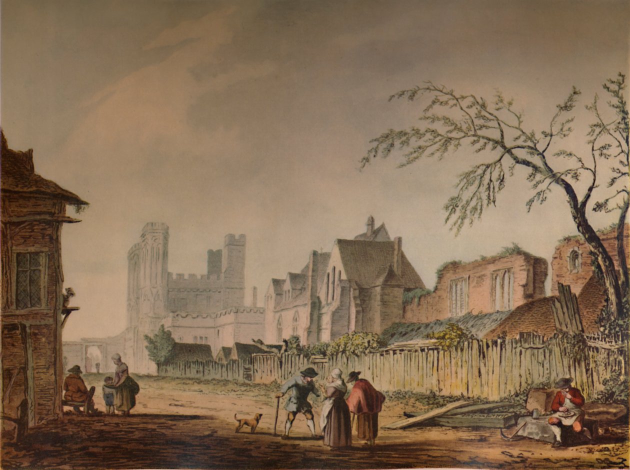St. Augustines Gate, Canterbury, 1700-tallet, 1935 af Samuel Hieronymous Grimm