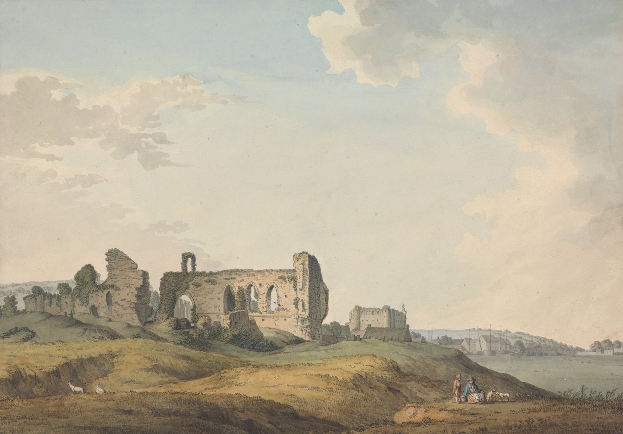 Haverfordwest, Pembrokeshire af Samuel Hieronymus Grimm
