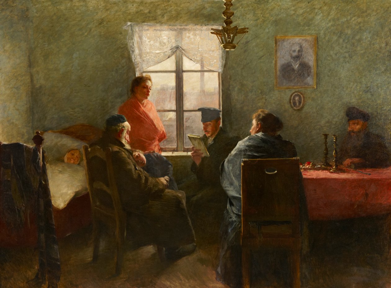 Sabbatshvile af Samuel Hirszenberg