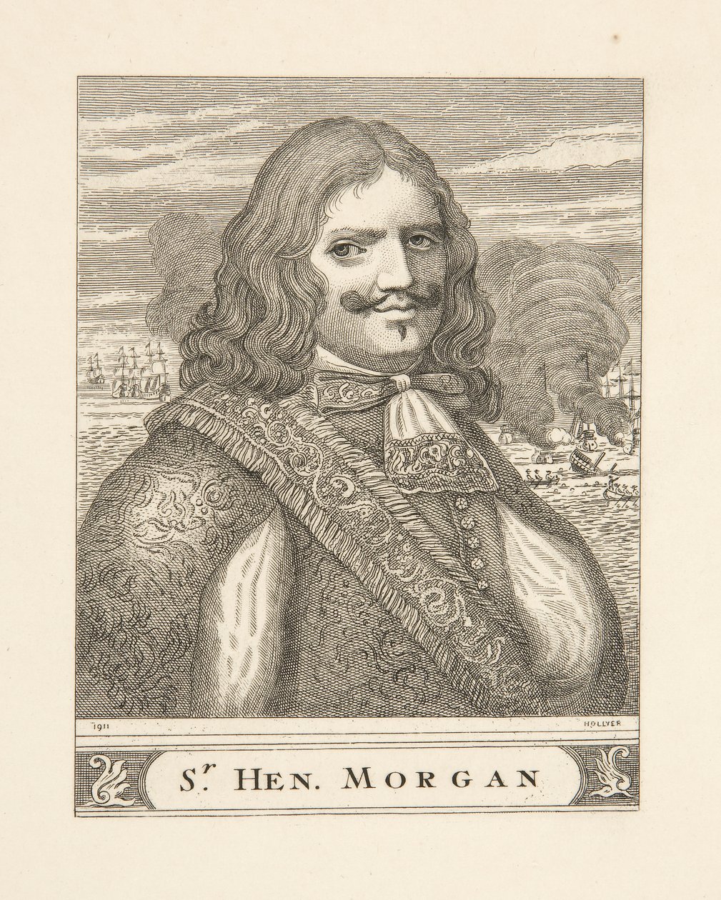 Sir Henry Morgan, pub. 1911 af Samuel Hollyer