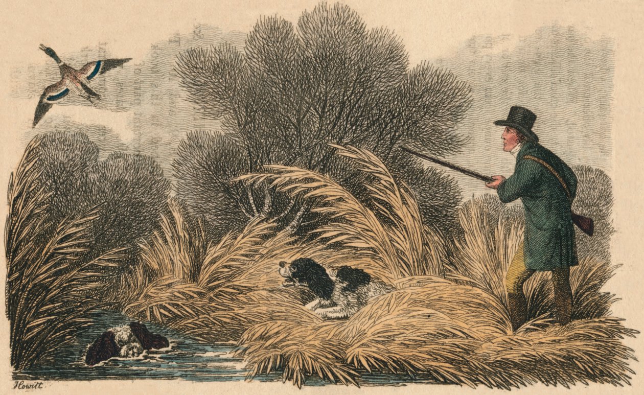 Andeskydning, 1810. af Samuel Howitt