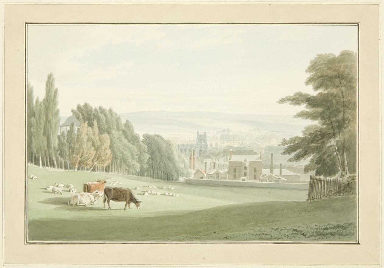 Bristol fra under Royal Fort, Tyndall