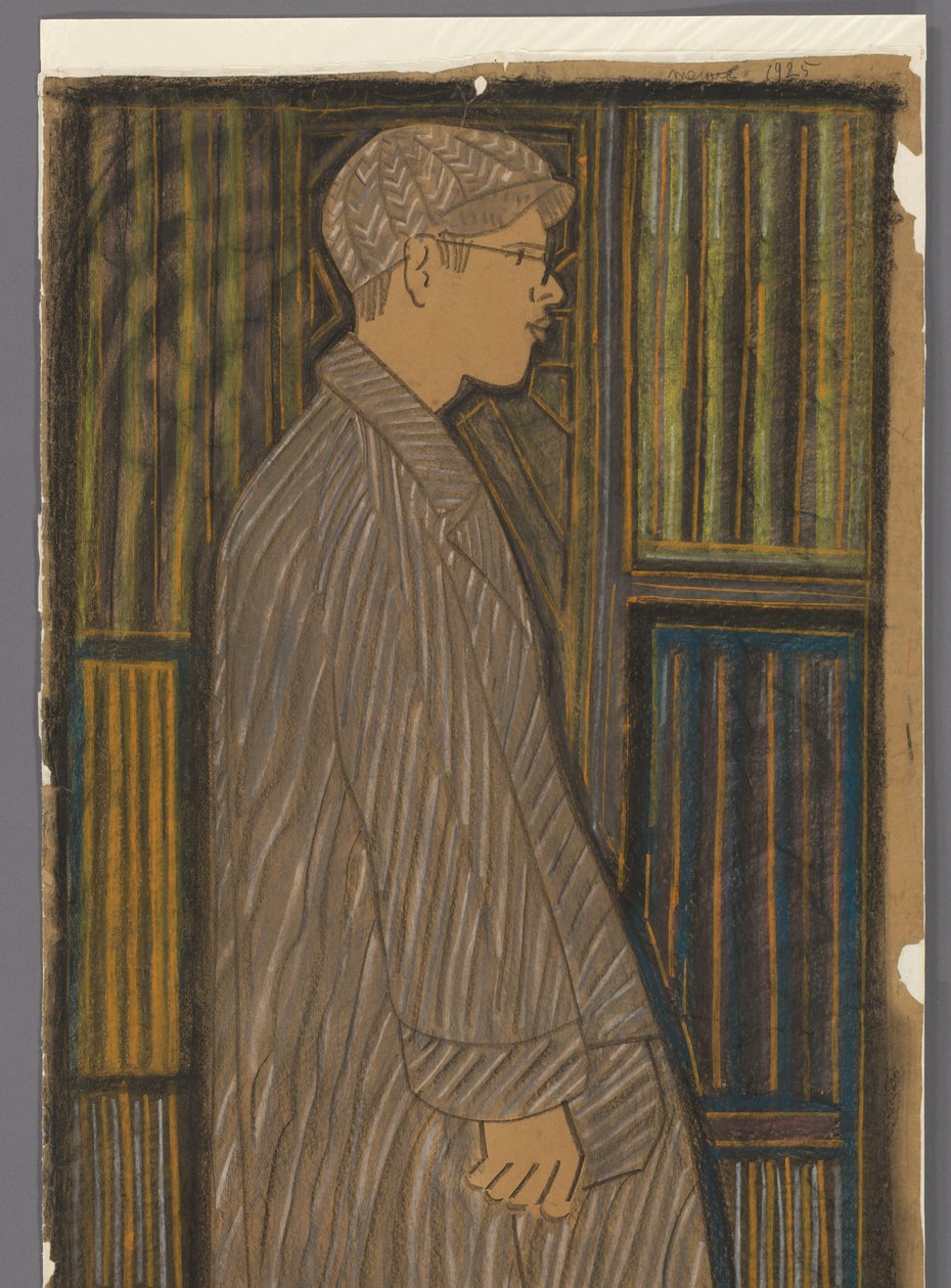 Stående dreng i fuld længde af Samuel Jessurun de Mesquita (signed by artist)