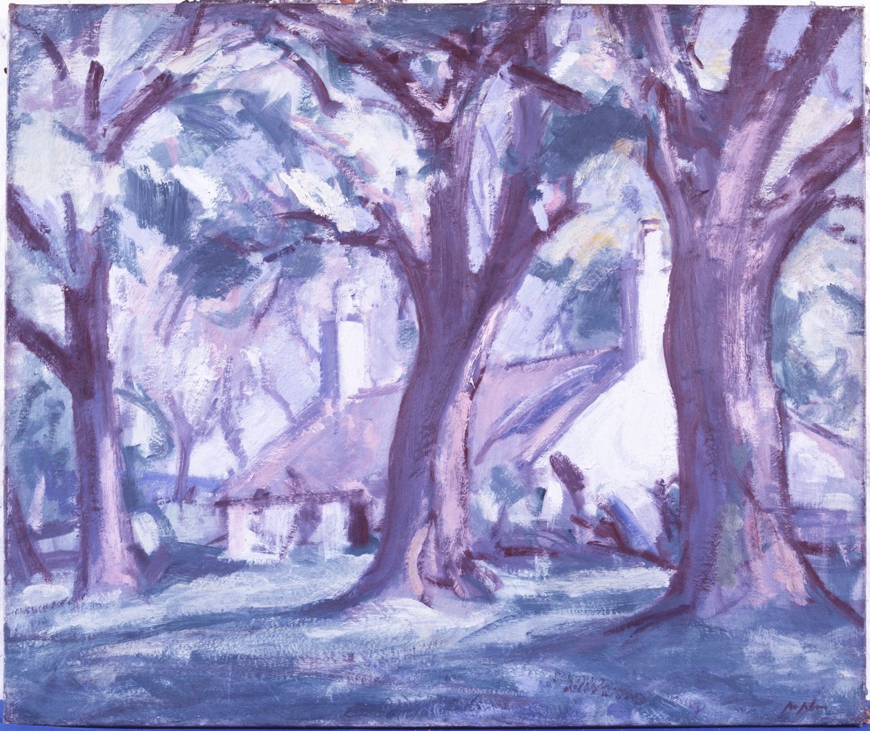 Et sommerhus, Kirkcudbright af Samuel John Peploe