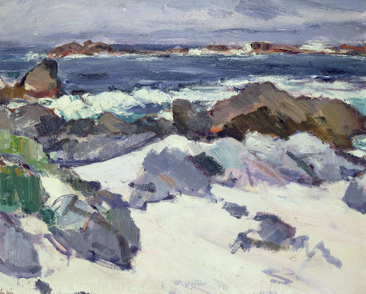 En klippekyst, Iona af Samuel John Peploe