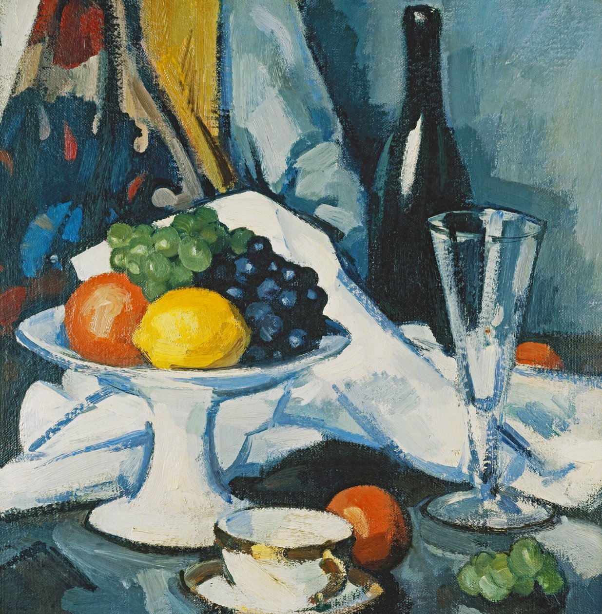Frugt og Vin, ca. 1922 af Samuel John Peploe