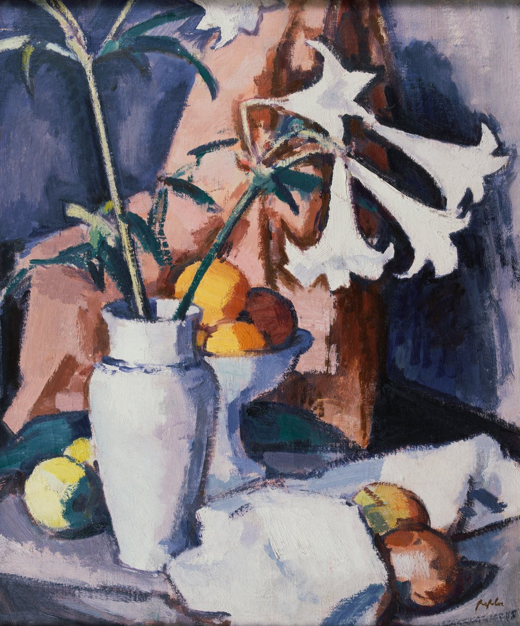 Madonna Lilies, ca. 1926 af Samuel John Peploe