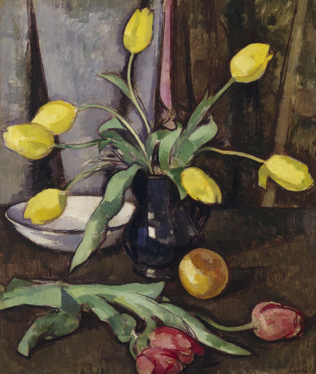 Asetelma tulppaanien kanssa (öljy kankaalle) af Samuel John Peploe