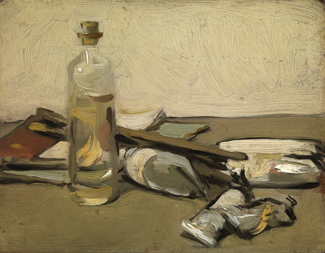 Still Life: Paint Tubes, n. 1903 (öljy paneelille) af Samuel John Peploe