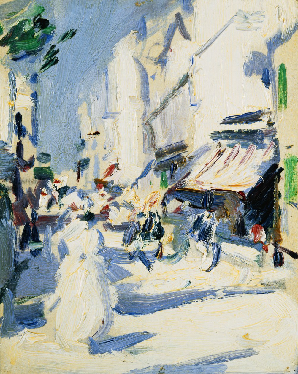 Gade i Paris, ca. 1907 af Samuel John Peploe