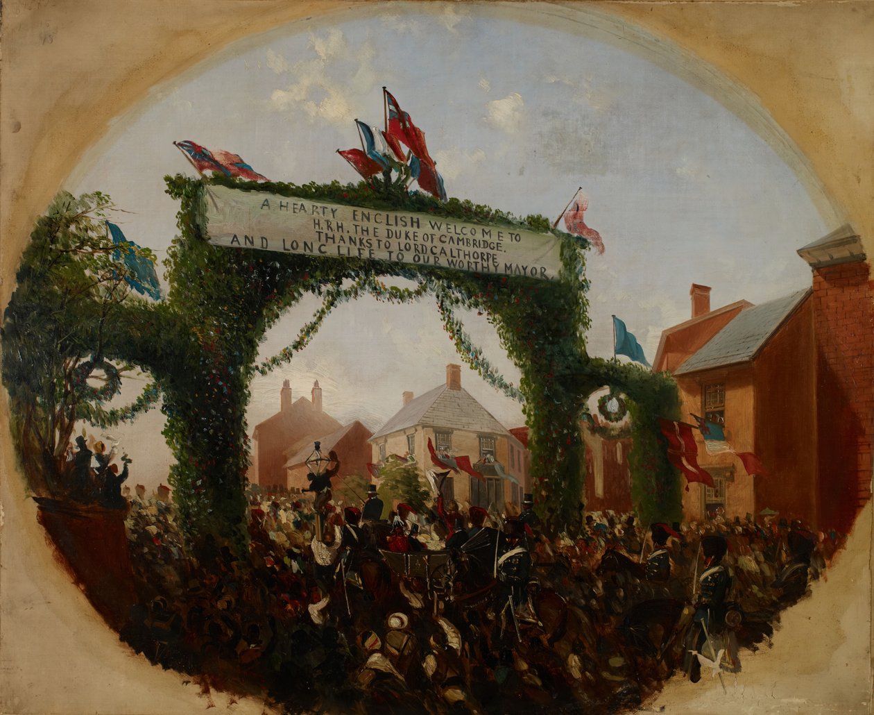 Åbningen af Calthorpe Park 1857, 1857. af Samuel Lines