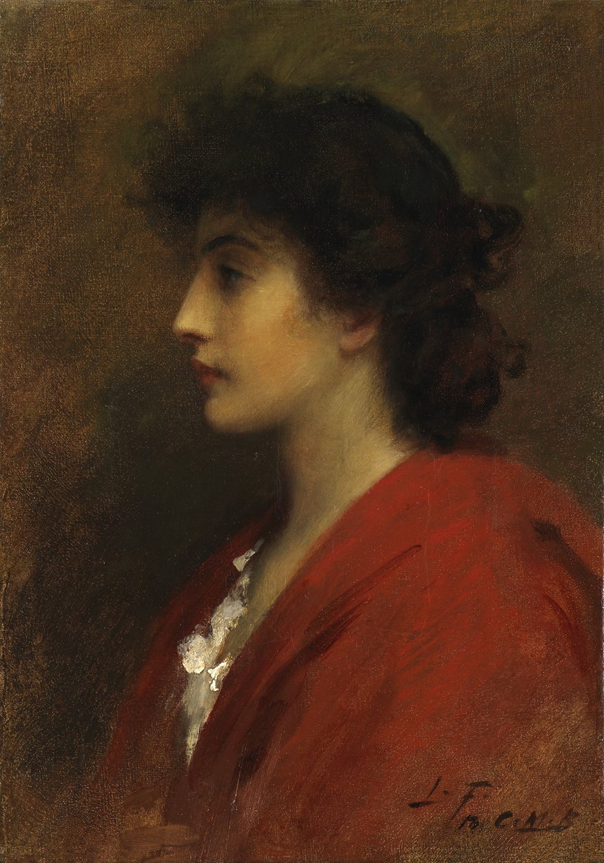 En venetiansk pige af Samuel Luke Fildes