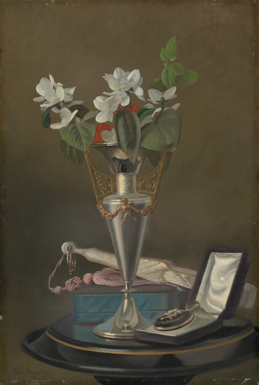 Stilleben med ventilator og vedhæng af Samuel Marsden Brookes