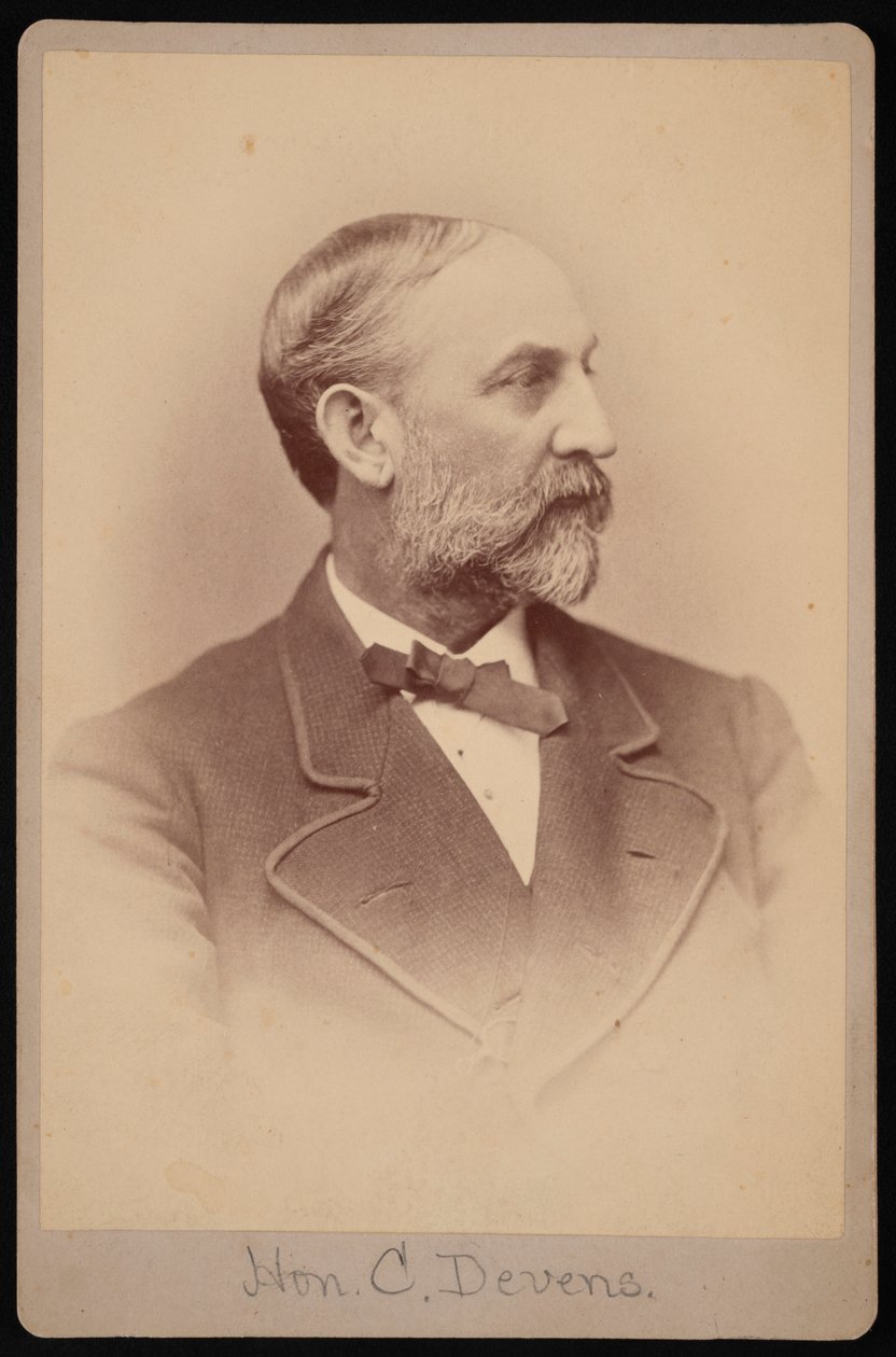 Portræt af Charles Devens 1820-1891, før 1891. af Samuel Montague Fassett