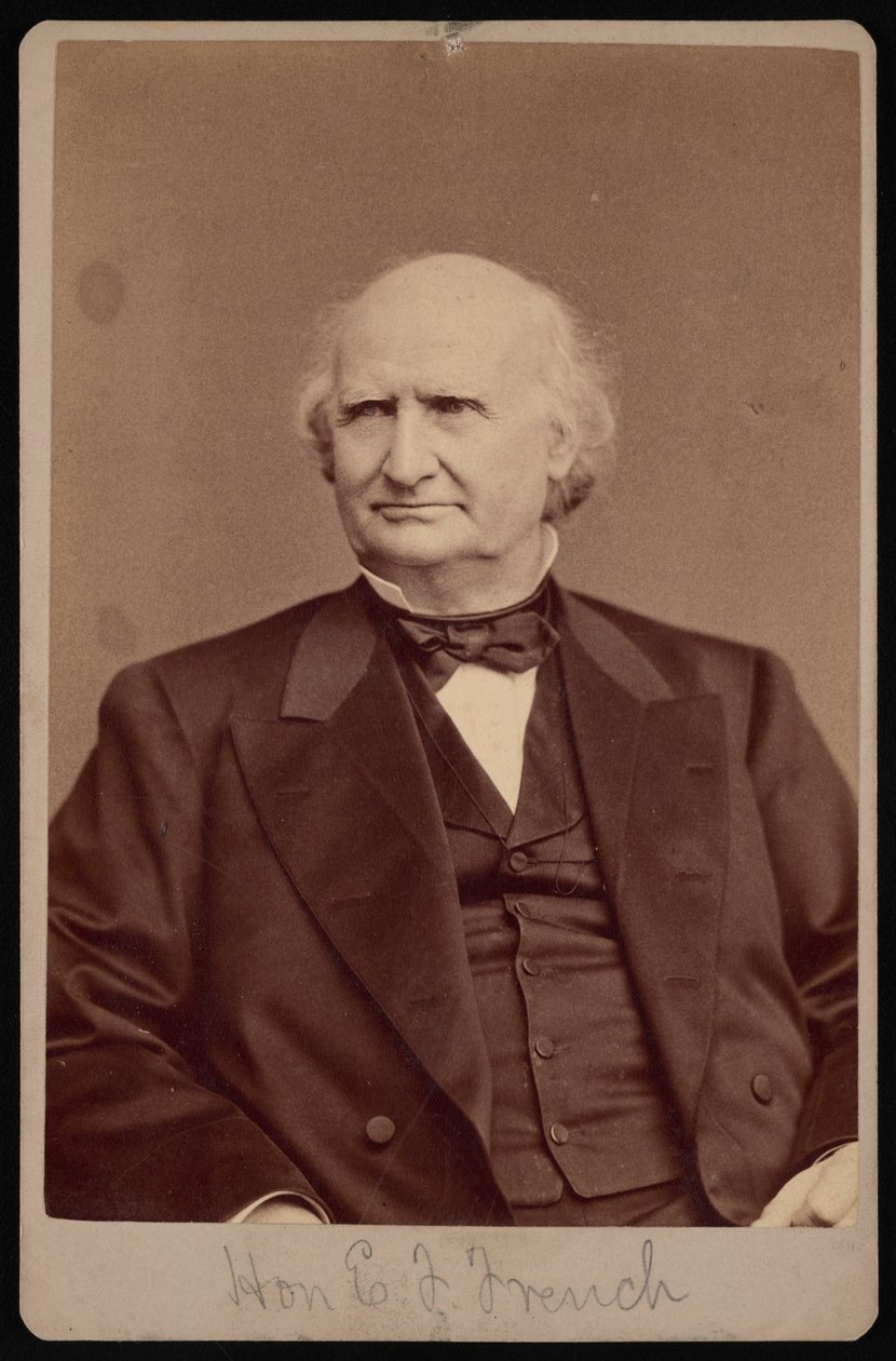 Portræt af Ezra Bartlett French 1810-1880, 1878. af Samuel Montague Fassett