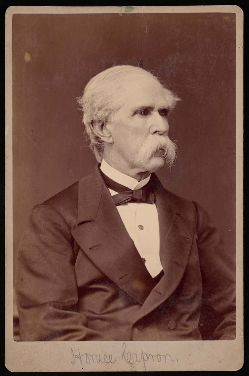 Portræt af Horace Capron 1804-1885, før 1885. af Samuel Montague Fassett