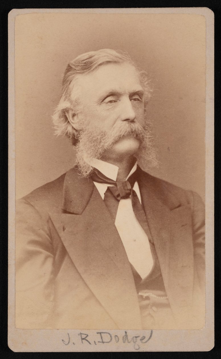 Portræt af Jacob Richards Dodge 1823-1902, 1878. af Samuel Montague Fassett