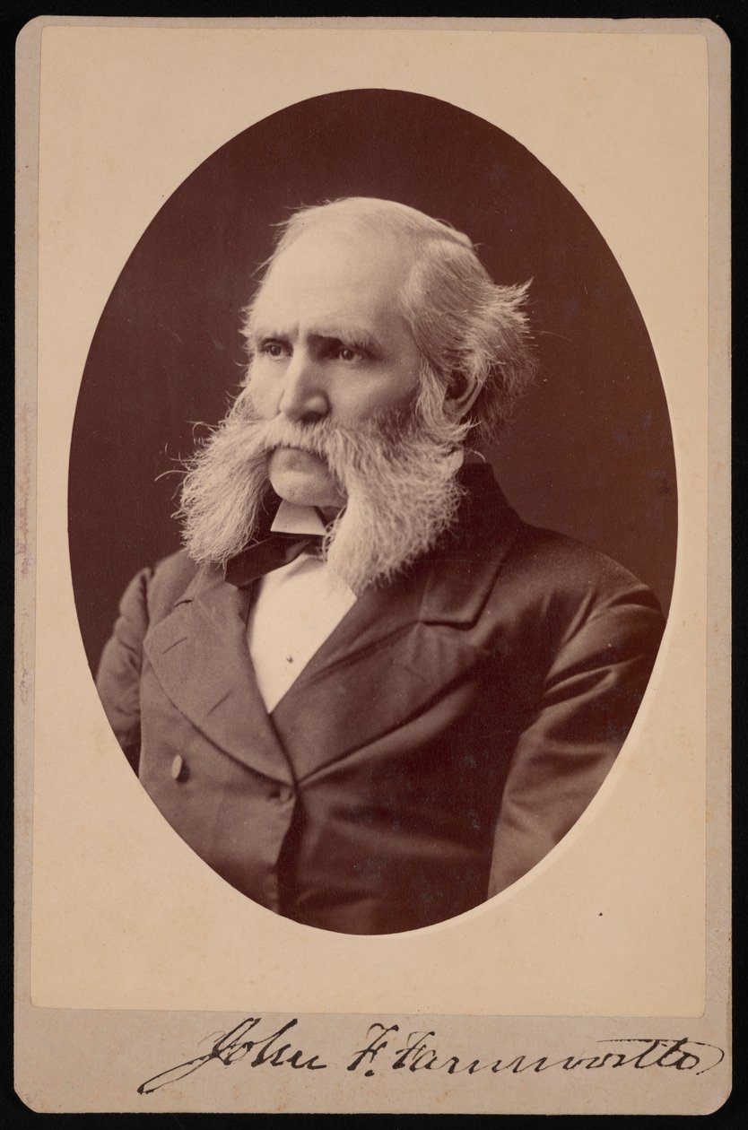 Portræt af John Franklin Farnsworth 1820-1897, før 1897. af Samuel Montague Fassett