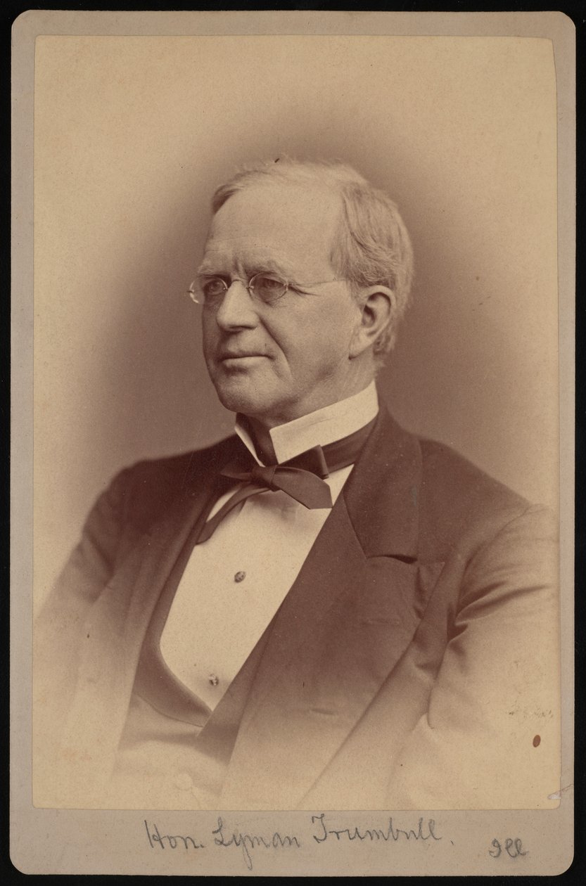 Portræt af Lyman Trumbull 1813-1896, 1877. af Samuel Montague Fassett