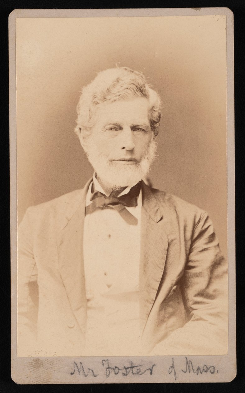 Portræt af Mr. Foster af Massachusetts, mellem 1876 og 1880. af Samuel Montague Fassett