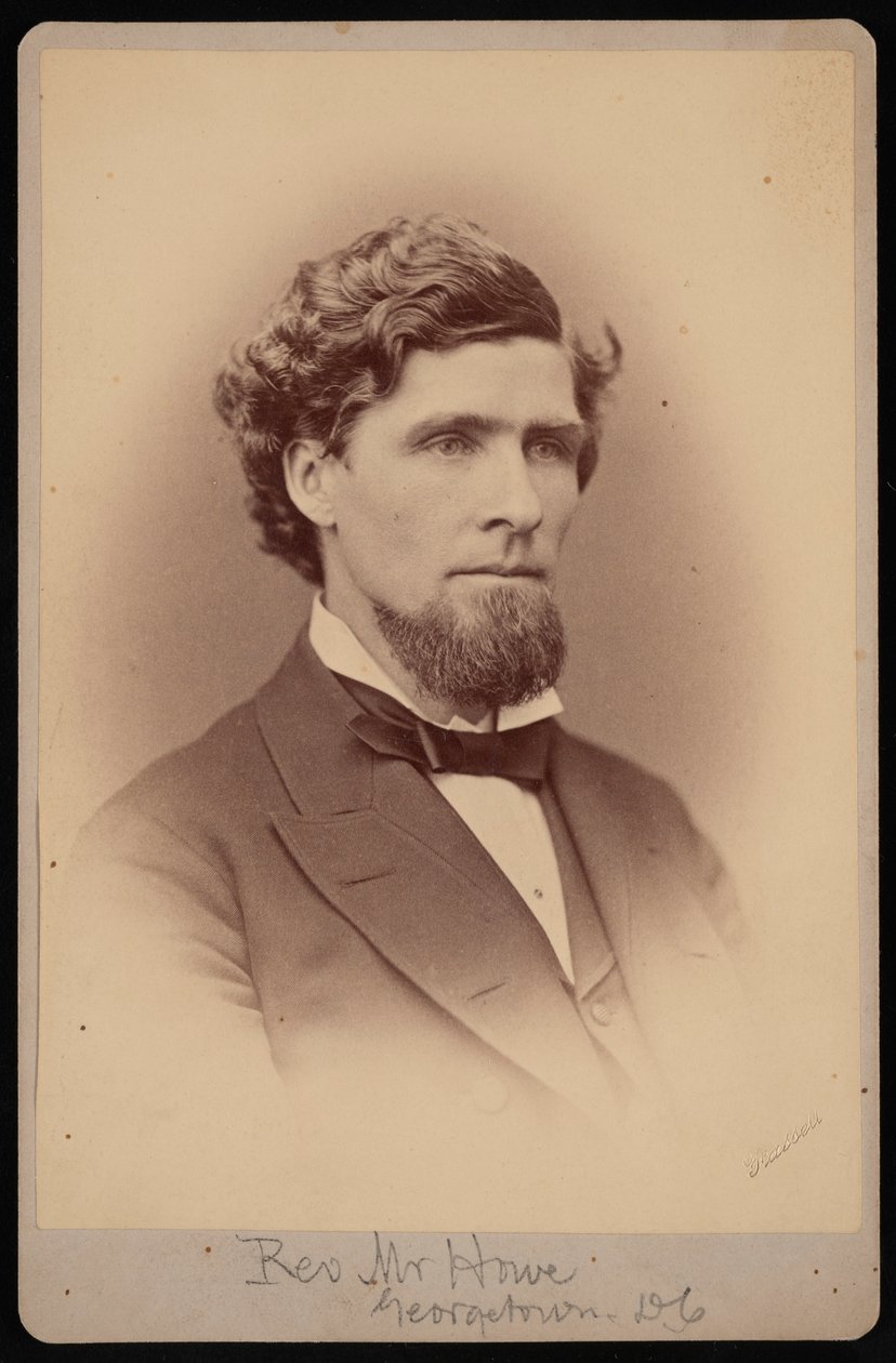 Portræt af pastor Howe, mellem 1876 og 1880. af Samuel Montague Fassett