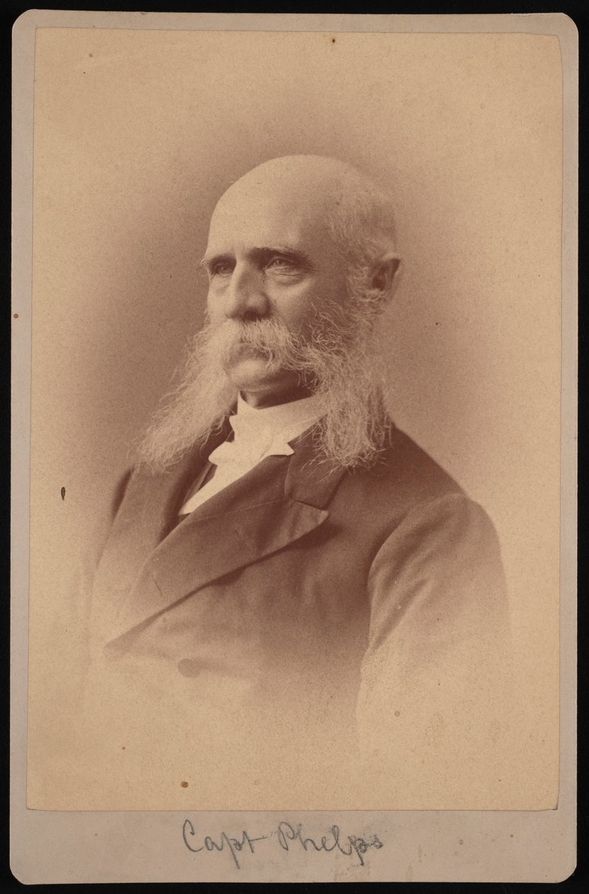 Portræt af Seth Ledyard Phelps 1824-1885, 1878. af Samuel Montague Fassett