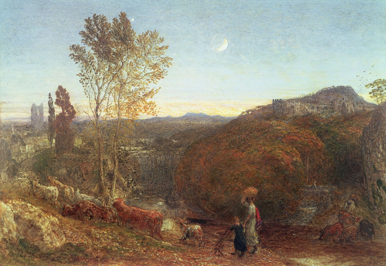 Går hjem ved udgangsforbud af Samuel Palmer