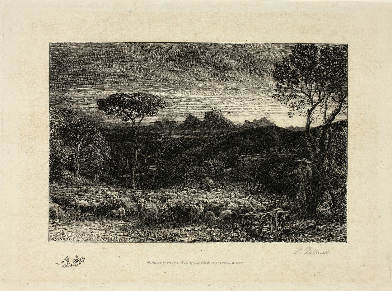 Åbning af folden af Samuel Palmer