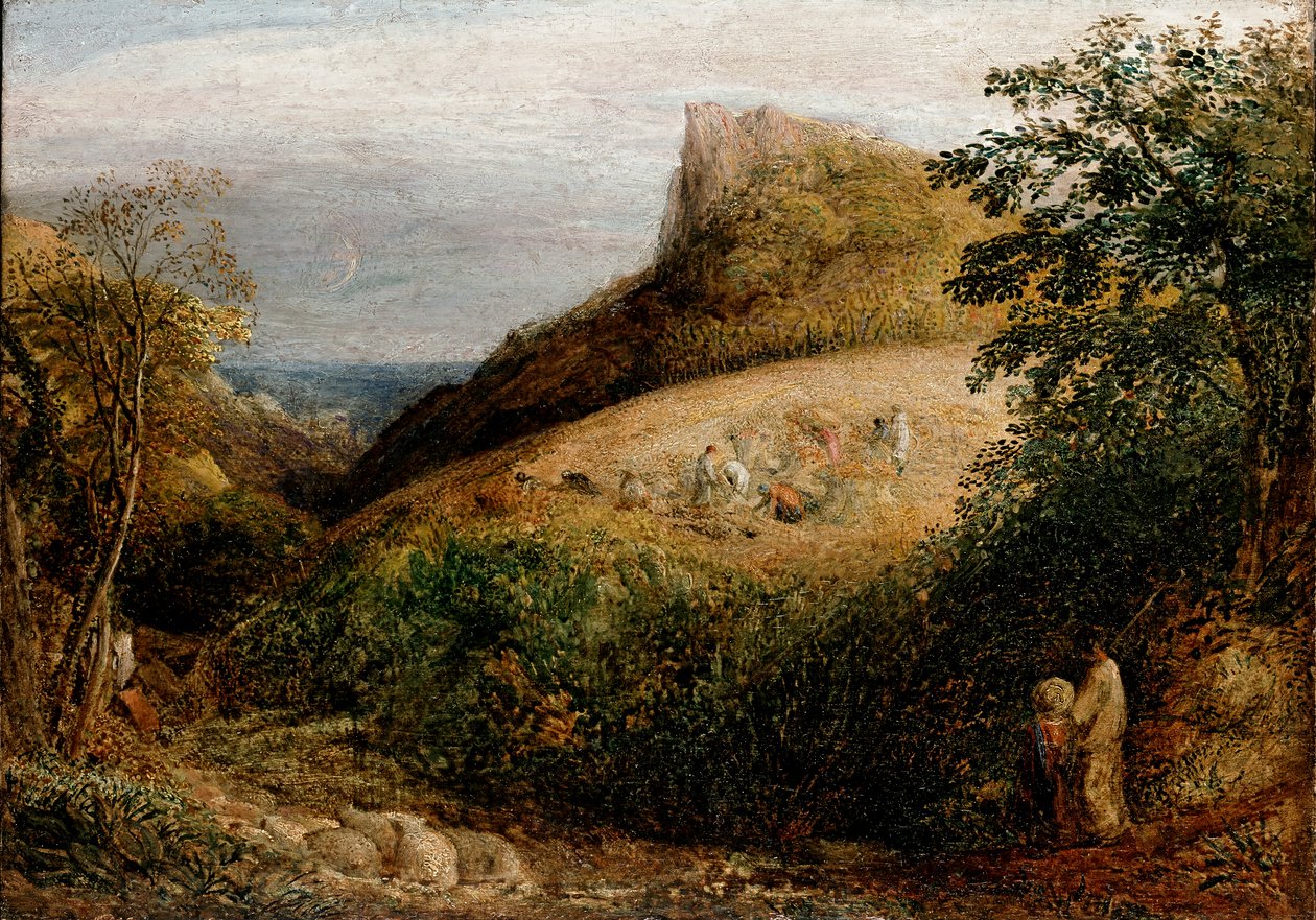 Pastoral scene, c1833-1835 af Samuel Palmer