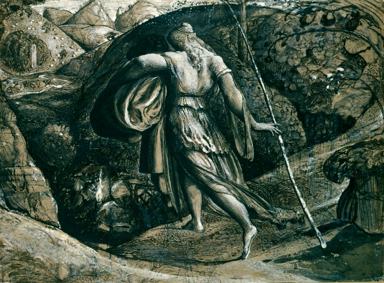 Ruth vendte tilbage fra indsamling af Samuel Palmer af Samuel Palmer
