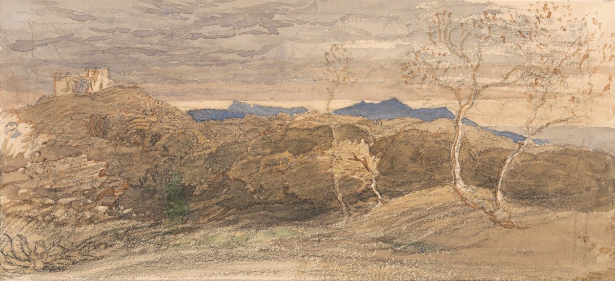 Scene i Wales af Samuel Palmer