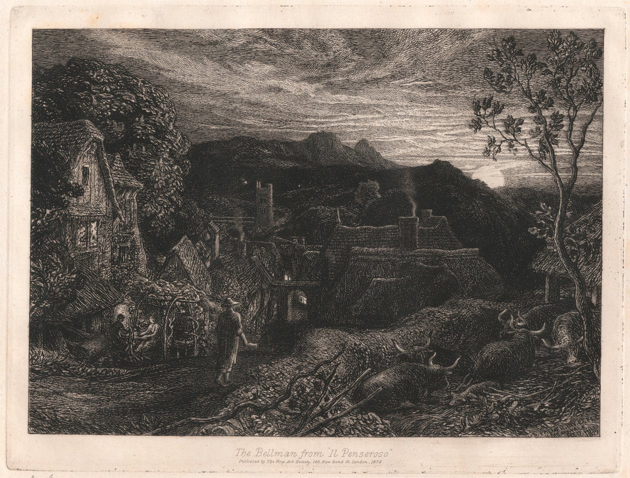 Klokkemanden af Samuel Palmer