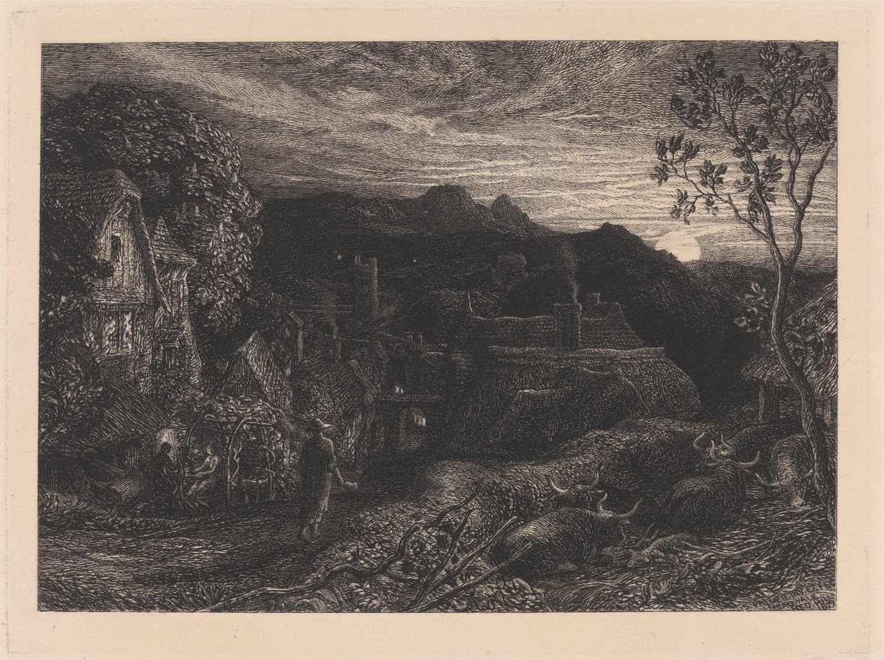 Klokkemanden af Samuel Palmer