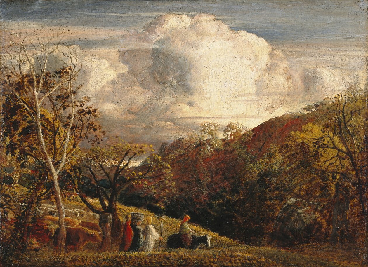 Den lyse sky af Samuel Palmer