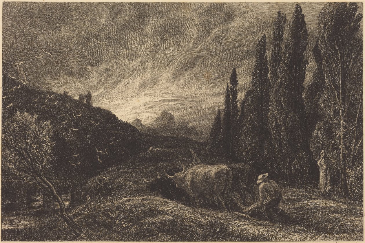Den tidlige plovmand af Samuel Palmer