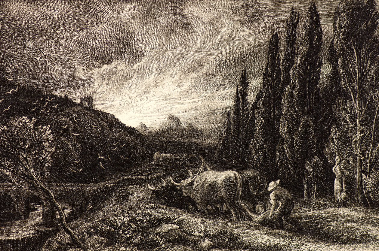 Den tidlige plovmand af Samuel Palmer