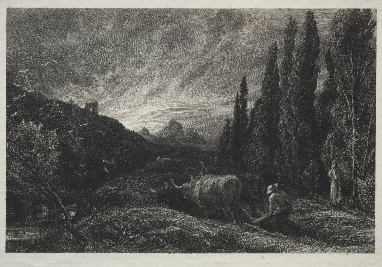 Den tidlige plovmand af Samuel Palmer