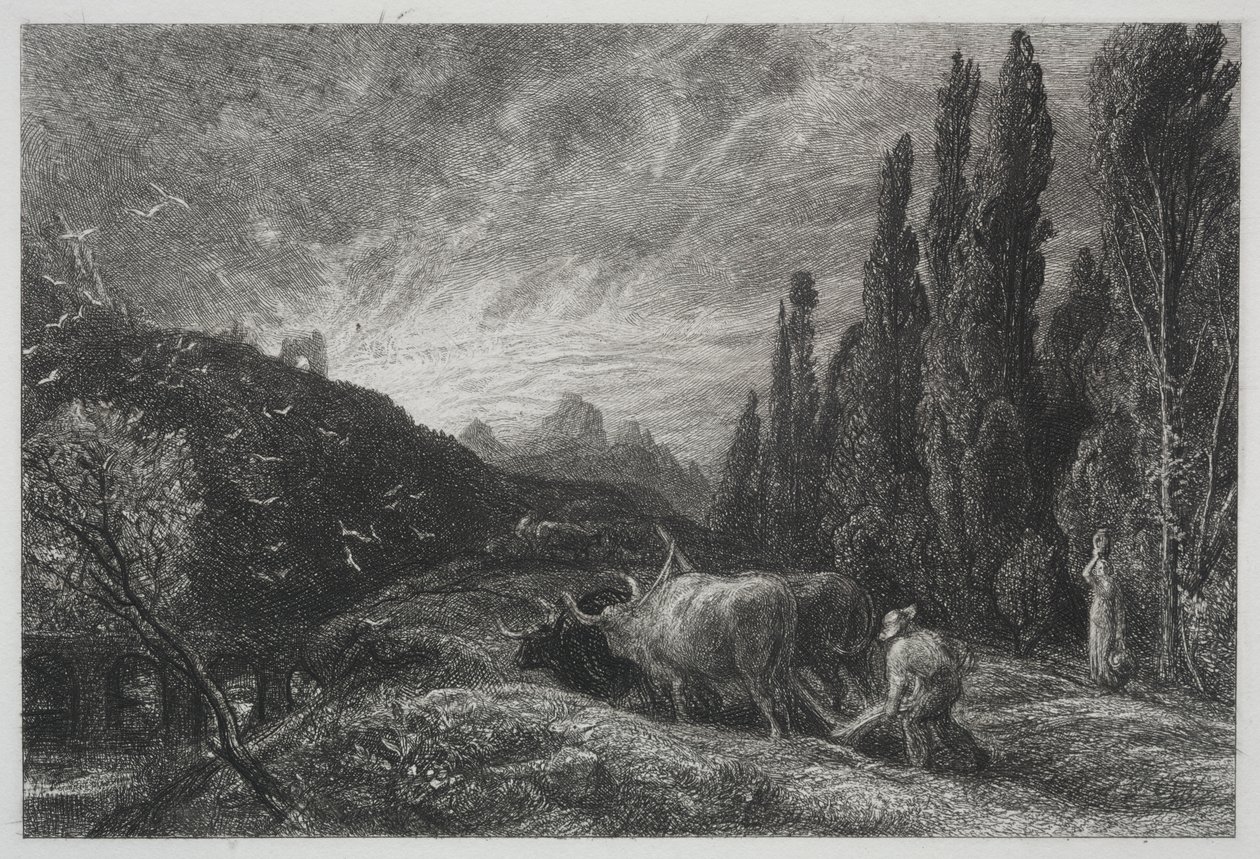 Den tidlige plovmand af Samuel Palmer