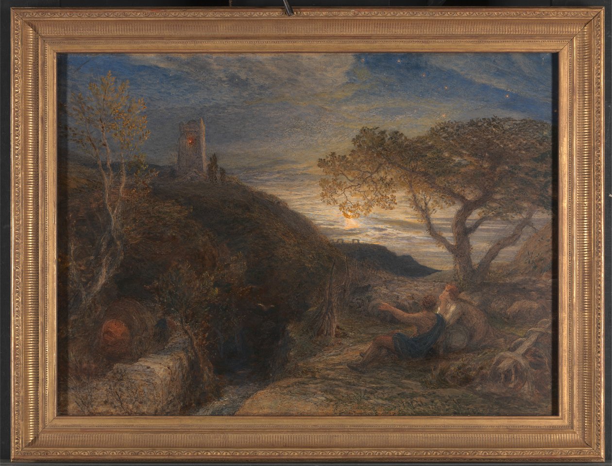 Det Ensomme Tårn af Samuel Palmer