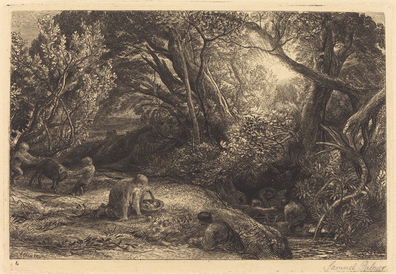 Livets morgen af Samuel Palmer