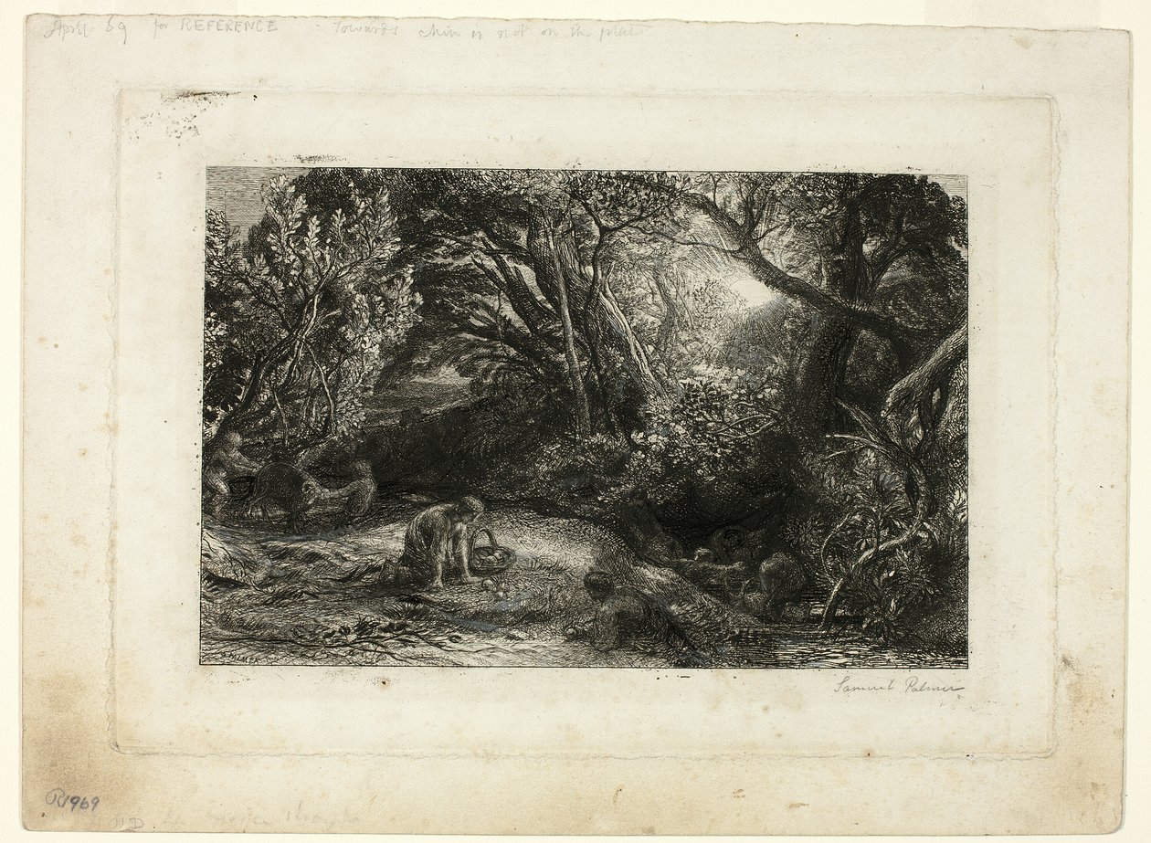 Livets morgen af Samuel Palmer